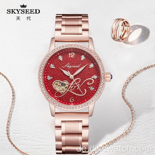 SKYSEED mechanische Uhr Mode Temperament Luxus Damen